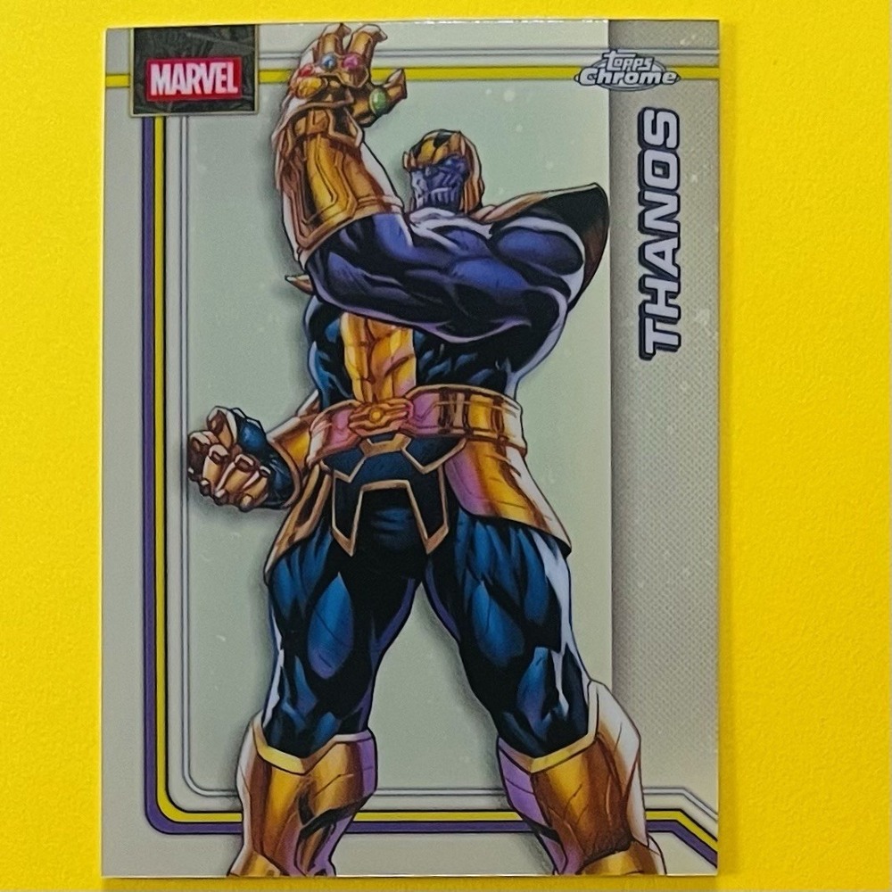 2026 Topps Chrome Marvel‎ Thanos #174 Base Card Infinity Gauntlet